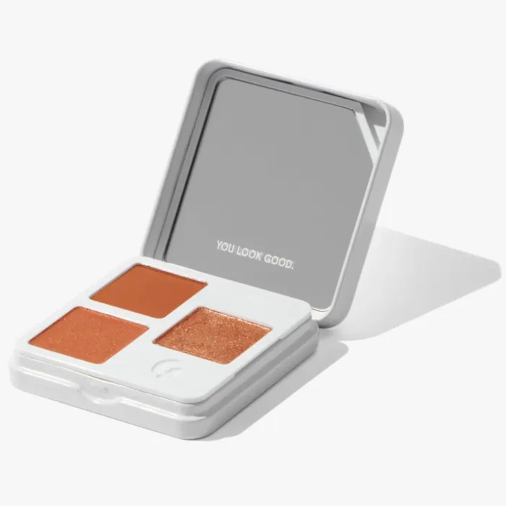 Glossier Monochromes Essential Eyeshadow Trio in Clay, New in Box
